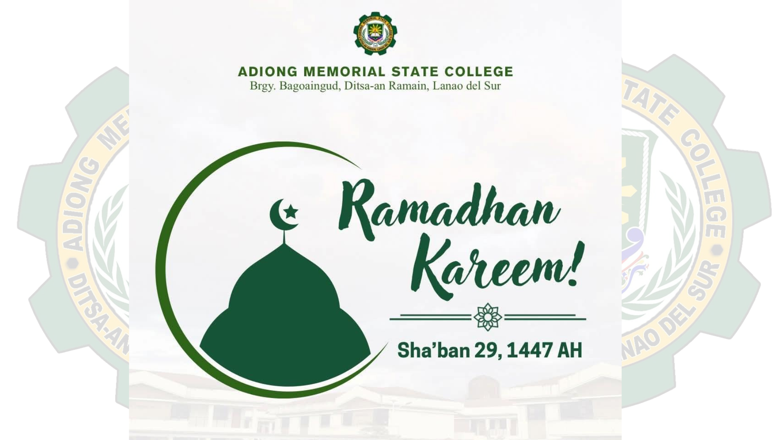 Ramadhan Mubarak from AMSC!💫✨